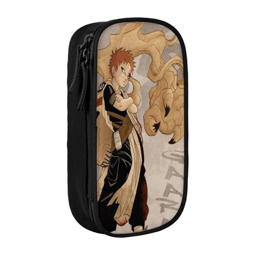 YINGD Gaara Federmäppchen mit abnehmbarem Gurt – Oxford-Tuch mit mehreren Fächern für Stifte, Werkzeuge, Kosmetik von YINGD