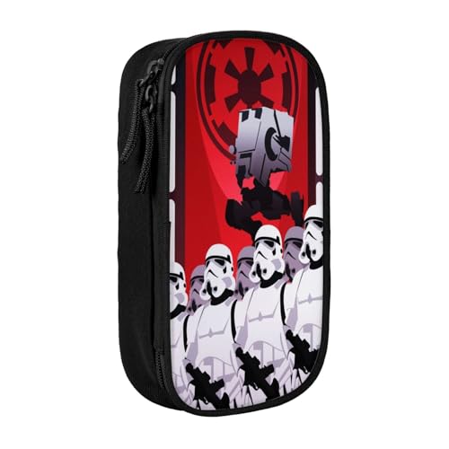 YINGD Galactic Empire Federmäppchen mit RFID-blockierender Tasche – sicherer Oxford-Tuch-Organizer für Karten, Stifte, Bargeld, mehrfarbig, Europäischer und amerikanischer Stil, Retro, modern von YINGD