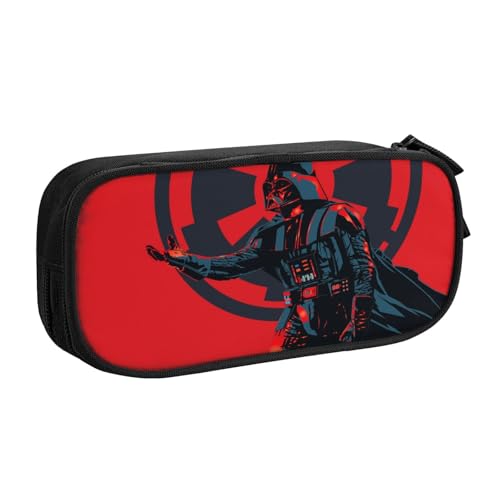 YINGD Galactic Empire Federmäppchen mit doppeltem Reißverschluss, Make-up-Tasche – kompakte Oxford-Tuch-Tasche für Reisen, Fitnessstudio, tägliche Essentials, mehrfarbig, Europäischer und von YINGD