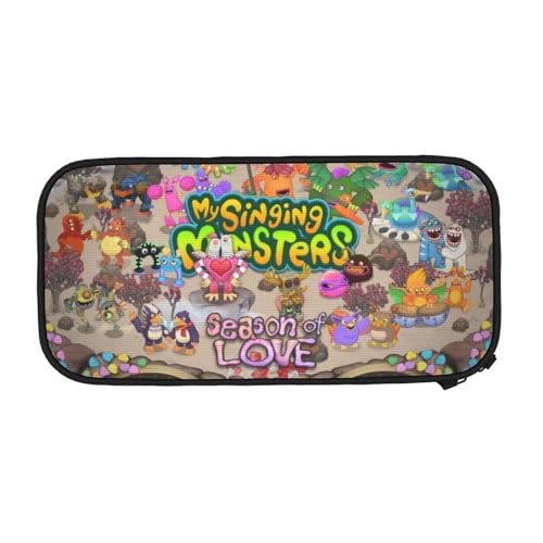 YINGD Garten of Banban Class Federmäppchen mit Gartenfach für Grundschule, Studenten, quadratisch, für Bleistifte, Schreibwarenbox, Schwarz , 21x10.5x5cm, Taschen-Organizer von YINGD