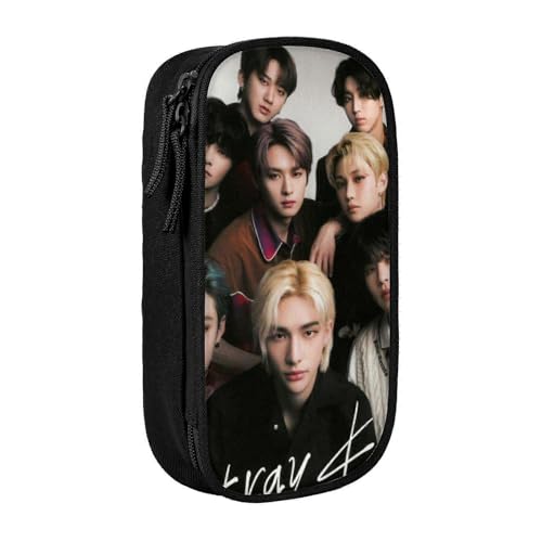 YINGD Garten of Banban Federmäppchen mit großem Fassungsvermögen, ästhetisches Stiftetui, Schulbedarf, Organizer, mehrere Fächer, Schwarz , 21x10.5x5cm, Taschen-Organizer von YINGD