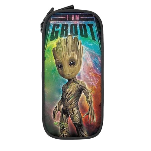 YINGD Garten of Banban Federmäppchen mit großem Fassungsvermögen, ästhetisches Stiftetui, Schulbedarf, Organizer, mehrere Fächer, Schwarz , 21x10.5x5cm, Taschen-Organizer von YINGD