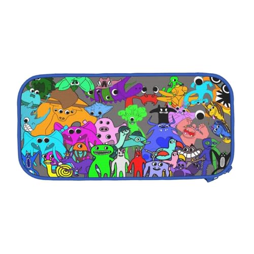 YINGD Garten of Banban Federmäppchen mit großem Fassungsvermögen, ästhetisches Stiftetui, Schulbedarf, Organizer, mehrere Fächer, Schwarz , 21x10.5x5cm, Taschen-Organizer von YINGD