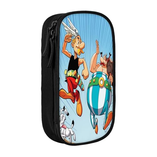 YINGD Gaul Hero Asterix Federmäppchen für minimalistisches Reisen – ultraleichtes Oxford-Gewebe, passend für Reisepass, Stifte, Münzen, mehrfarbig, Europäischer und amerikanischer Stil, Retro, modern YINGD Gaul Hero Asterix Federmäppchen für minimalistisches Reisen – ultraleichtes Oxford-Gewebe, passend für Reisepass, Stifte, Münzen, mehrfarbig, Europäischer und amerikanischer Stil, Retro, modern von YINGD