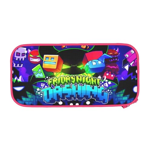 YINGD Geometrie Dash Federmäppchen mit großem Fassungsvermögen, ästhetisches Stifteetui, Schulbedarf, Organizer, mehrere Fächer YINGD Geometrie Dash Federmäppchen mit großem Fassungsvermögen, ästhetisches Stifteetui, Schulbedarf, Organizer, mehrere Fächer von YINGD