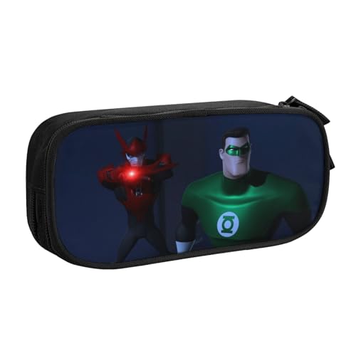 YINGD Green Lantern The Animated Series Federmäppchen, wasserabweisender Stoff, schnell trocknendes Oxford-Tuch, für Outdoor-Aktivitäten und tägliches Pendeln, mehrfarbig, Europäischer und von YINGD