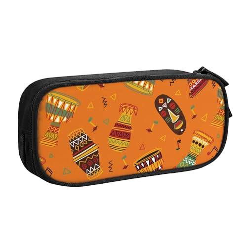YINGD Große Stiftebox schwarz bei The Disco Merch Band Panic at The Disco Double Layer Pencil Case Schreibwaren Frauen Tasche pjd33, mehrfarbig, Europäischer und amerikanischer Stil, Retro, modern von YINGD