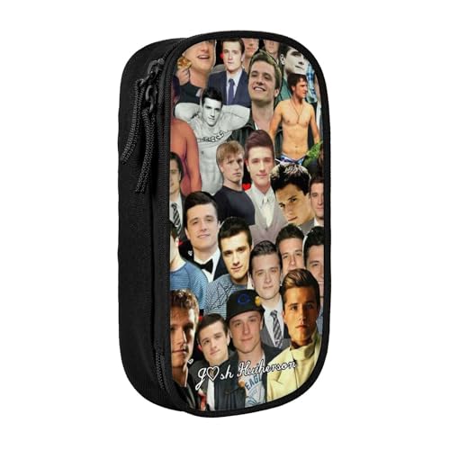 YINGD Großes Federmäppchen, Retro-Märchenwald-Muster mit Reißverschluss, großes Fassungsvermögen, Stiftebeutel, Schwarz , 21x10.5x5cm, Taschen-Organizer von YINGD