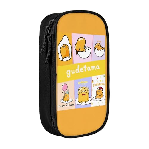 YINGD Gudetama Federmäppchen, Mehrzweck-Federmäppchen, großes Fassungsvermögen, langlebiges Federmäppchen, Aufbewahrung, Stifttasche, Organizer, Schreibwaren-Federmäppchen YINGD Gudetama Federmäppchen, Mehrzweck-Federmäppchen, großes Fassungsvermögen, langlebiges Federmäppchen, Aufbewahrung, Stifttasche, Organizer, Schreibwaren-Federmäppchen von YINGD