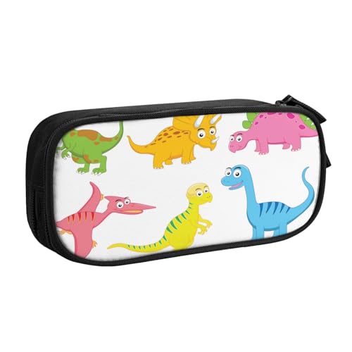 YINGD Harry and His Bucket Federmäppchen mit 3 Netz-Trennwänden, tragbare Reißverschlusstasche für Schreibwaren, Schmuck, Kopfhörer (Polyester), mehrfarbig, Europäischer und amerikanischer Stil, Retro von YINGD