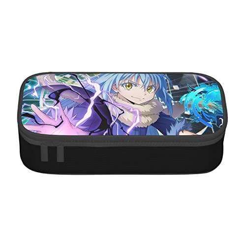 YINGD Helluva Boss Federmäppchen mit großem Fassungsvermögen, ästhetisches Stiftetui, Schulbedarf, Organizer, mehrere Fächer, Schwarz , 21x10.5x5cm, Taschen-Organizer von YINGD