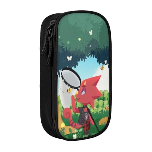 YINGD Horror Games Rainbow Friends Federmäppchen Garten of Banban Federmäppchen Big Bag Schule, mehrfarbig, Europäischer und amerikanischer Stil, Retro, modern von YINGD