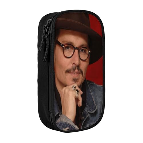 YINGD Johnny Depp Federmäppchen für Science Kits - Lab-freundliches Oxford-Tuch mit auslaufsicherem Innenraum für Werkzeuge, Stifte von YINGD