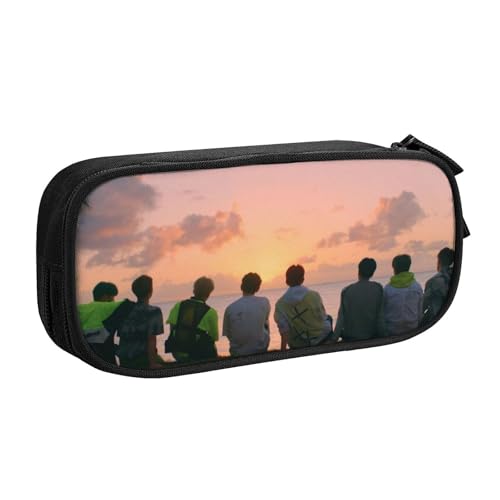YINGD Kpop BTS Federmäppchen Große Kapazität Federmäppchen Doppelreißverschluss, mehrfarbig, Europäischer und amerikanischer Stil, Retro, modern YINGD Kpop BTS Federmäppchen Große Kapazität Federmäppchen Doppelreißverschluss, mehrfarbig, Europäischer und amerikanischer Stil, Retro, modern von YINGD