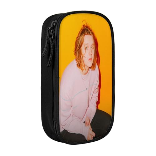 YINGD Lewis Capaldi Federmäppchen mit RFID-blockierender Tasche, sicherer Oxford-Tuch-Organizer für Karten, Stifte, Bargeld, mehrfarbig, Europäischer und amerikanischer Stil, Retro, modern von YINGD