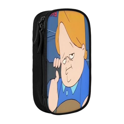 YINGD Life with Louie Federmäppchen für Kinder und Erwachsene, strapazierfähiges Polyester mit 5 Stifthaltern und Netz-Organizer (waschbar) von YINGD