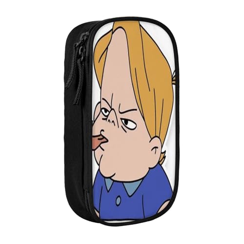 YINGD Life with Louie Federmäppchen mit 3 Netz-Trennwänden, tragbare Reißverschlusstasche für Schreibwaren, Schmuck, Kopfhörer (Polyester) von YINGD