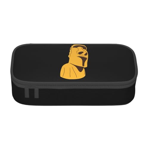 YINGD Moai Statue Osterinsel Federmäppchen Große Kapazität Bleistifthalter Schreibwarenetui Stiftetasche Niedlich Jungen Mädchen Feier, Schwarz , 21x10.5x5cm, Taschen-Organizer YINGD Moai Statue Osterinsel Federmäppchen Große Kapazität Bleistifthalter Schreibwarenetui Stiftetasche Niedlich Jungen Mädchen Feier, Schwarz , 21x10.5x5cm, Taschen-Organizer von YINGD