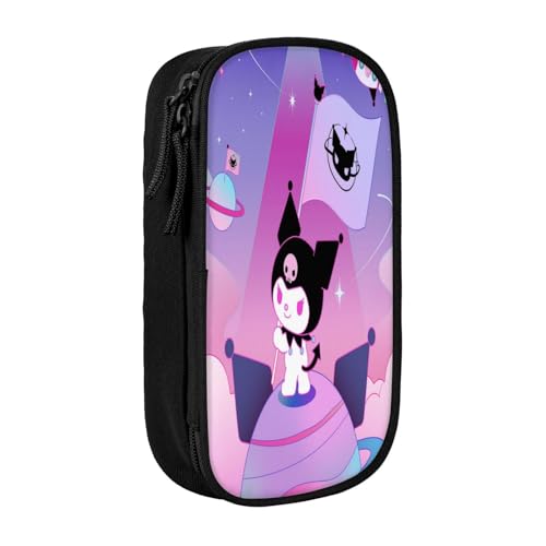 YINGD Monster High Anime Federmäppchen für Jungen und Mädchen, große Kapazität, Gothic, Rosa, Totenkopf, Puppen, Stifttasche, Box, Schule, mehrfarbig, Europäischer und amerikanischer Stil, Retro von YINGD