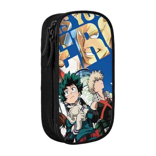 YINGD My Hero Academia Federmäppchen, großes Fassungsvermögen, Schulsachen, Studenten, Schreibwaren, Buntstifte, Reißverschlusstasche, mehrfarbig, Europäischer und amerikanischer Stil, Retro, modern YINGD My Hero Academia Federmäppchen, großes Fassungsvermögen, Schulsachen, Studenten, Schreibwaren, Buntstifte, Reißverschlusstasche, mehrfarbig, Europäischer und amerikanischer Stil, Retro, modern von YINGD