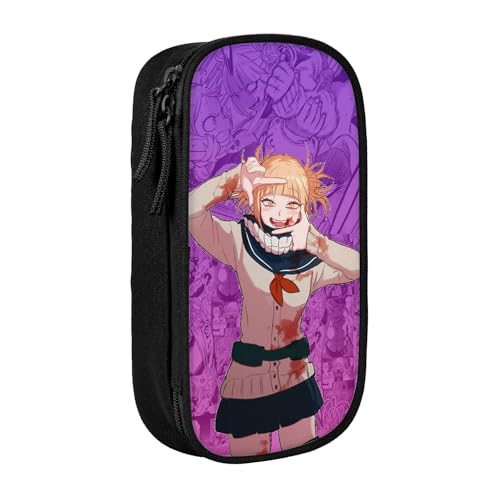 YINGD My Hero Academia Himiko Toga Federmäppchen, großes Fassungsvermögen, doppellagig, für Schule, Schreibwaren, Organizer, Bürobedarf, Stifteetui für Kinder, Adul YINGD My Hero Academia Himiko Toga Federmäppchen, großes Fassungsvermögen, doppellagig, für Schule, Schreibwaren, Organizer, Bürobedarf, Stifteetui für Kinder, Adul von YINGD