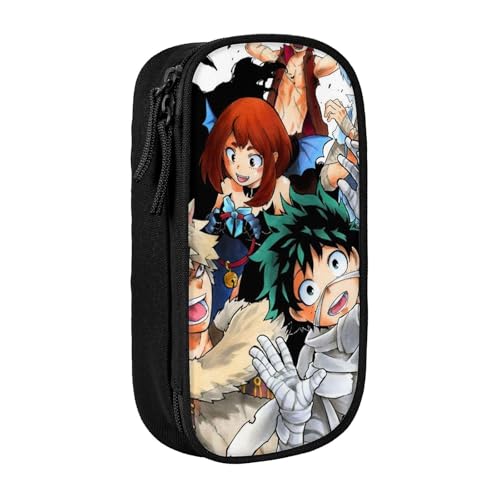 YINGD My Hero Academia Poster-Federmäppchen, großes Fassungsvermögen, doppellagig, Stiftetasche, Schule, Schreibwaren, Organizer, Bürobedarf, Stifteetui für Kinder und Erwachsene YINGD My Hero Academia Poster-Federmäppchen, großes Fassungsvermögen, doppellagig, Stiftetasche, Schule, Schreibwaren, Organizer, Bürobedarf, Stifteetui für Kinder und Erwachsene von YINGD