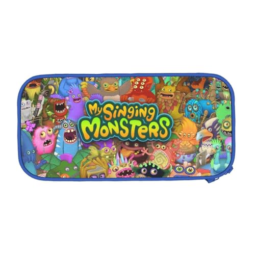 YINGD My Singing Monsters Federmäppchen mit großem Fassungsvermögen, großes Aufbewahrungs-Federmäppchen mit Reißverschluss, Federmäppchen YINGD My Singing Monsters Federmäppchen mit großem Fassungsvermögen, großes Aufbewahrungs-Federmäppchen mit Reißverschluss, Federmäppchen von YINGD