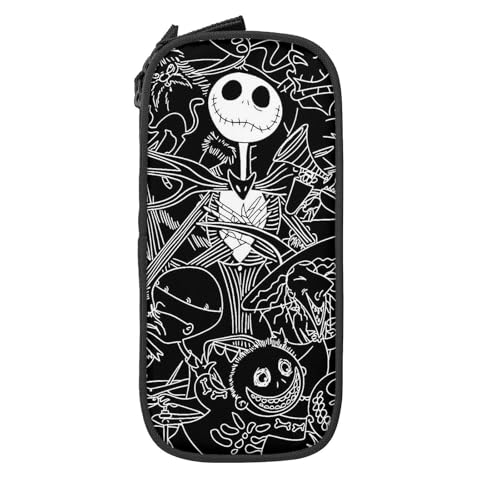 YINGD Nightmare Before Christmas Federmäppchen, großes Fassungsvermögen, ästhetischer Reißverschluss, Federmäppchen, Schulbedarf für Studenten, Büro, S, mehrfarbig, Europäischer und amerikanischer YINGD Nightmare Before Christmas Federmäppchen, großes Fassungsvermögen, ästhetischer Reißverschluss, Federmäppchen, Schulbedarf für Studenten, Büro, S, mehrfarbig, Europäischer und amerikanischer von YINGD