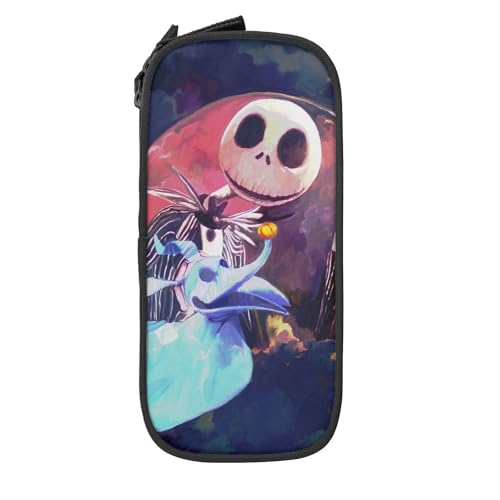 YINGD Nightmare Before Christmas Federmäppchen, großes Fassungsvermögen, ästhetischer Reißverschluss, Federmäppchen, Schulbedarf für Studenten, Büro, S, mehrfarbig, Europäischer und amerikanischer YINGD Nightmare Before Christmas Federmäppchen, großes Fassungsvermögen, ästhetischer Reißverschluss, Federmäppchen, Schulbedarf für Studenten, Büro, S, mehrfarbig, Europäischer und amerikanischer von YINGD