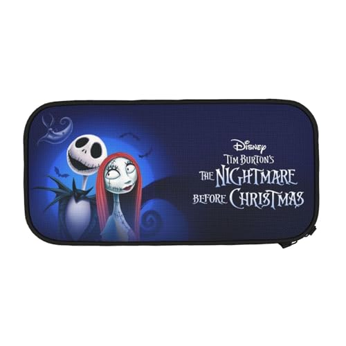 YINGD Nightmare Before Christmas Federmäppchen, großes Fassungsvermögen, ästhetischer Reißverschluss, Federmäppchen, Schulbedarf für Studenten, Büro, S, mehrfarbig, Europäischer und amerikanischer YINGD Nightmare Before Christmas Federmäppchen, großes Fassungsvermögen, ästhetischer Reißverschluss, Federmäppchen, Schulbedarf für Studenten, Büro, S, mehrfarbig, Europäischer und amerikanischer von YINGD