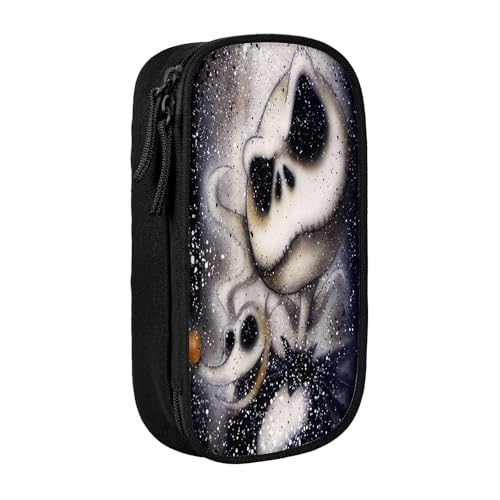 YINGD Nightmare Before Christmas Federmäppchen mit großem Fassungsvermögen, wasserdicht und langlebig, Federmäppchen, Reißverschluss, Organizer-Box, mehrfarbig, Europäischer und amerikanischer Stil YINGD Nightmare Before Christmas Federmäppchen mit großem Fassungsvermögen, wasserdicht und langlebig, Federmäppchen, Reißverschluss, Organizer-Box, mehrfarbig, Europäischer und amerikanischer Stil von YINGD