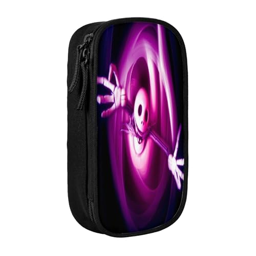 YINGD Nightmare Before Christmas Federmäppchen mit großem Fassungsvermögen, wasserdicht und langlebig, Federmäppchen, Reißverschluss, Organizer-Box, mehrfarbig, Europäischer und amerikanischer Stil YINGD Nightmare Before Christmas Federmäppchen mit großem Fassungsvermögen, wasserdicht und langlebig, Federmäppchen, Reißverschluss, Organizer-Box, mehrfarbig, Europäischer und amerikanischer Stil von YINGD