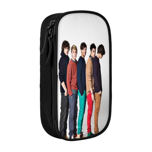 YINGD One Direction Federmäppchen für Musikliebhaber – Oxford-Tuch für Gitarrenplektren, Noten, Stifte (Geschenkidee), mehrfarbig, Europäischer und amerikanischer Stil, Retro, modern von YINGD