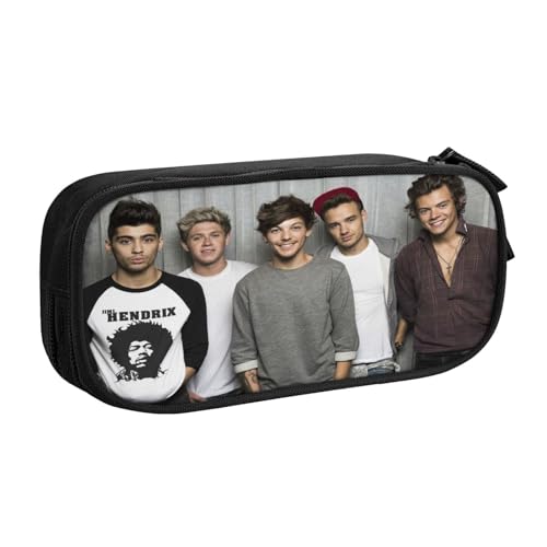 YINGD One Direction Federmäppchen mit RFID-blockierender Tasche – sicherer Oxford-Tuch-Organizer für Karten, Stifte, Bargeld, mehrfarbig, Europäischer und amerikanischer Stil, Retro, modern von YINGD