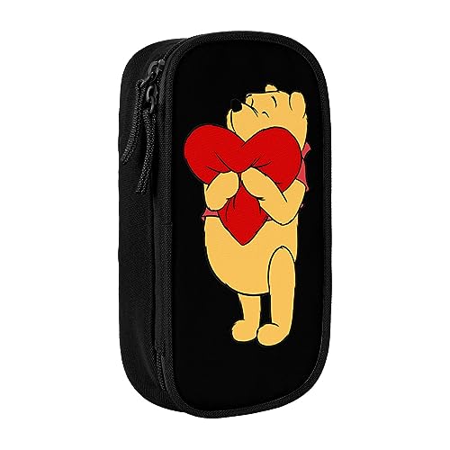 YINGD Pennywise Federmäppchen mit großem Fassungsvermögen, wasserdicht und langlebig, Federmäppchen, Reißverschluss, Organizer-Box, Schwarz , 21x10.5x5cm, Taschen-Organizer von YINGD