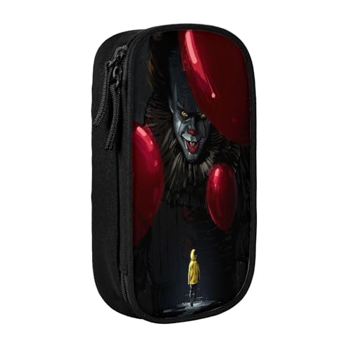 YINGD Pennywise Federmäppchen mit großem Fassungsvermögen, wasserdicht und langlebig, Federmäppchen, Reißverschluss, Organizer-Box YINGD Pennywise Federmäppchen mit großem Fassungsvermögen, wasserdicht und langlebig, Federmäppchen, Reißverschluss, Organizer-Box von YINGD