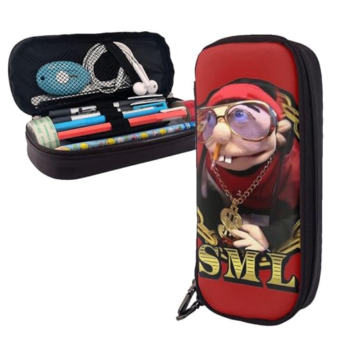 YINGD SML Jeffy Rapper Federmäppchen, braunes Leder, Stiftetasche, Schüler-Schreibwaren-Beutel, Organizer, für Schule, Bürobedarf für Kinder, Teenager, Erwachsene, Schwarz , 21x10.5x5cm YINGD SML Jeffy Rapper Federmäppchen, braunes Leder, Stiftetasche, Schüler-Schreibwaren-Beutel, Organizer, für Schule, Bürobedarf für Kinder, Teenager, Erwachsene, Schwarz , 21x10.5x5cm von YINGD