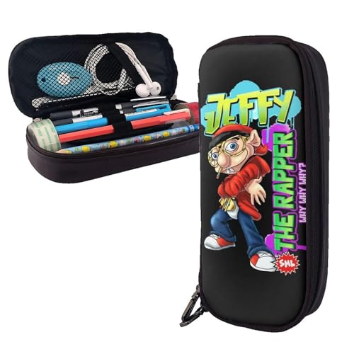 YINGD SML Jeffy The Rapper Federmäppchen, braunes Leder, Stiftetasche, Schüler-Schreibwaren-Beutel, Organizer, für Schule, Bürobedarf für Kinder, Teenager, Erwachsene YINGD SML Jeffy The Rapper Federmäppchen, braunes Leder, Stiftetasche, Schüler-Schreibwaren-Beutel, Organizer, für Schule, Bürobedarf für Kinder, Teenager, Erwachsene von YINGD