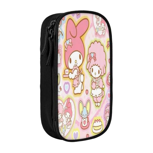 YINGD Sanrio Federmäppchen für Musikliebhaber, Oxford-Tuch-Tasche für Gitarrenplektren, Noten, Stifte (Geschenkidee), mehrfarbig, Europäischer und amerikanischer Stil, Retro, modern von YINGD