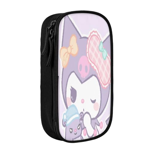 YINGD Sanrio Federmäppchen für Studenten, mehrlagiges Reißverschluss-Design, passend für Notizbücher, Stifte, Taschenrechner von YINGD