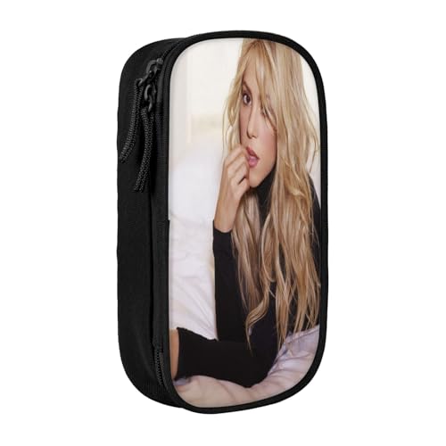 YINGD Shakira Federmäppchen für Musikliebhaber – Oxford-Tuch für Gitarrenplektren, Noten, Stifte (Geschenkidee), mehrfarbig, Europäischer und amerikanischer Stil, Retro, modern von YINGD