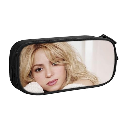 YINGD Shakira Federmäppchen mit RFID-blockierender Tasche – sicherer Oxford-Tuch-Organizer für Karten, Stifte, Bargeld, mehrfarbig, Europäischer und amerikanischer Stil, Retro, modern von YINGD