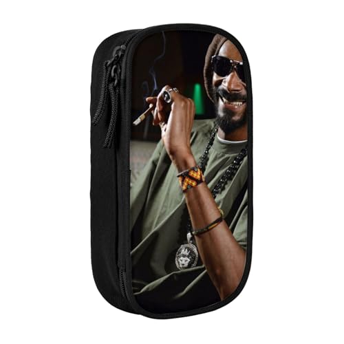 YINGD Snoop Dogg Federmäppchen mit abnehmbarem Riemen – Oxford-Tuch mit mehreren Fächern für Stifte, Werkzeuge, Kosmetik von YINGD
