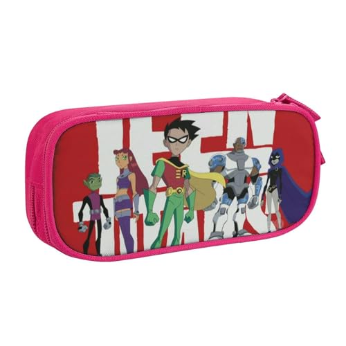 YINGD Teen Titans Go! Federmäppchen, Mehrzweck-Federmäppchen, großes Fassungsvermögen, langlebiges Federmäppchen, Aufbewahrung, Stifttasche, Organizer, Schreibwaren YINGD Teen Titans Go! Federmäppchen, Mehrzweck-Federmäppchen, großes Fassungsvermögen, langlebiges Federmäppchen, Aufbewahrung, Stifttasche, Organizer, Schreibwaren von YINGD
