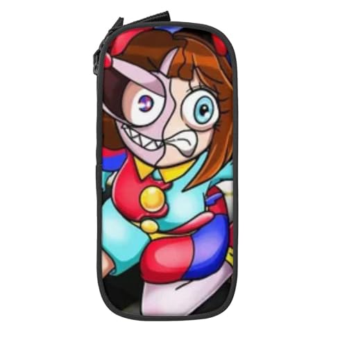 YINGD The Amazing Digital Circus Federmäppchen Anime Federmäppchen Make-up Tasche Große Kapazität Reißverschluss Kosmetiktasche Doppellagige Aufbewahrung Stifttasche YINGD The Amazing Digital Circus Federmäppchen Anime Federmäppchen Make-up Tasche Große Kapazität Reißverschluss Kosmetiktasche Doppellagige Aufbewahrung Stifttasche von YINGD