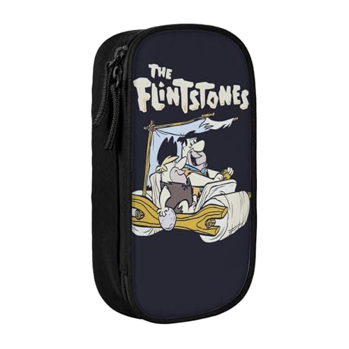 YINGD The Flintstones Federmäppchen für Science Kits – Laborfreundliches Oxford-Tuch mit auslaufsicherem Innenraum für Werkzeuge, Stifte, mehrfarbig, Europäischer und amerikanischer Stil, Retro von YINGD