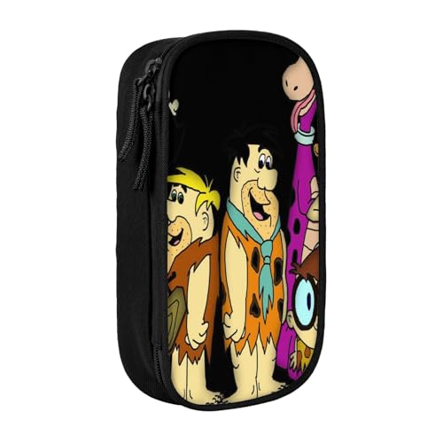 YINGD The Flintstones Federmäppchen für Science Kits – Laborfreundliches Oxford-Tuch mit auslaufsicherem Innenraum für Werkzeuge, Stifte, mehrfarbig, Europäischer und amerikanischer Stil, Retro von YINGD