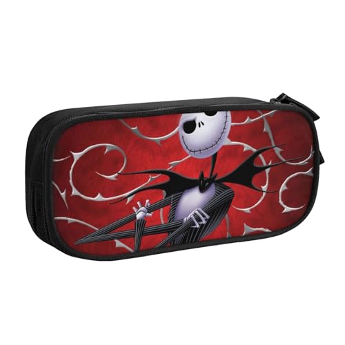 YINGD The Nightmare Before Christmas Federmäppchen, auslaufsicheres Innenfutter, Oxford-Tuch mit Reißverschluss für Tintenstifte, Lippenstifte, kleine Gegenstände YINGD The Nightmare Before Christmas Federmäppchen, auslaufsicheres Innenfutter, Oxford-Tuch mit Reißverschluss für Tintenstifte, Lippenstifte, kleine Gegenstände von YINGD