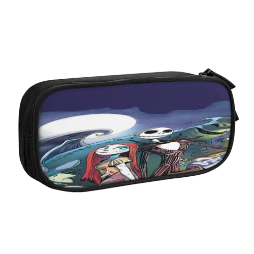 YINGD The Nightmare Before Christmas Federmäppchen, erweiterbare Aufbewahrungstasche, verstellbare Kapazität für Kunstbedarf, Tech-Ausrüstung, Toilettenartikel YINGD The Nightmare Before Christmas Federmäppchen, erweiterbare Aufbewahrungstasche, verstellbare Kapazität für Kunstbedarf, Tech-Ausrüstung, Toilettenartikel von YINGD