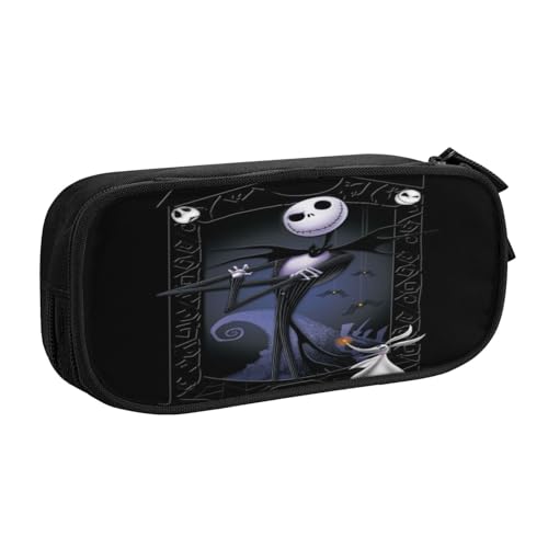 YINGD The Nightmare Before Christmas Federmäppchen, faltbar, Reise-Organizer, waschbares Oxford-Gewebe für Stifte, Kabel, kleines Zubehör, mehrfarbig, Europäischer und amerikanischer Stil, Retro YINGD The Nightmare Before Christmas Federmäppchen, faltbar, Reise-Organizer, waschbares Oxford-Gewebe für Stifte, Kabel, kleines Zubehör, mehrfarbig, Europäischer und amerikanischer Stil, Retro von YINGD